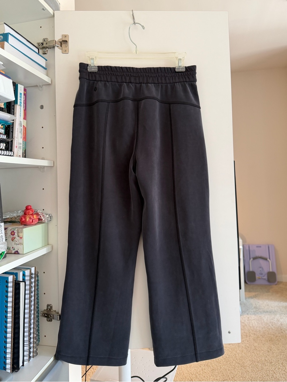 lululemon athletica Black Wide-Leg Cropped Pants